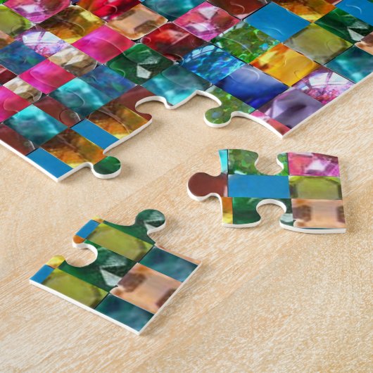 テンプレートはあなた自身の写真のイメージJPG JEPGを取り替えます ジグソーパズル (側面)