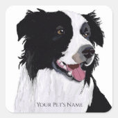 テンプレートは既製品に興味がある スクエアシール (正面)