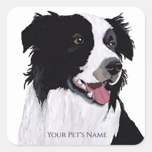 テンプレートは既製品に興味がある スクエアシール (正面)