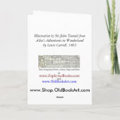 テンプレートアリスがドアを探す カード (裏面)