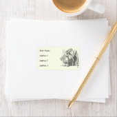 テンプレートアリスがドアを探す ラベル (インサイチュ)