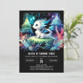 テンプレートウィムジードラゴン誕生日 招待状 (スタンド正面)