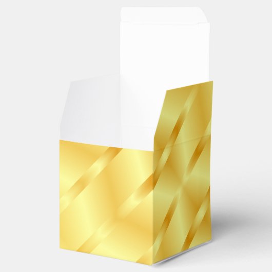 テンプレートエレガントフェイク金ゴールドメタリックモダンルック フェイバーボックス (オープン)