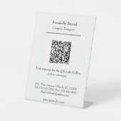 テンプレートオフィス用品デスクアクセサリ 台座サイン (正面)