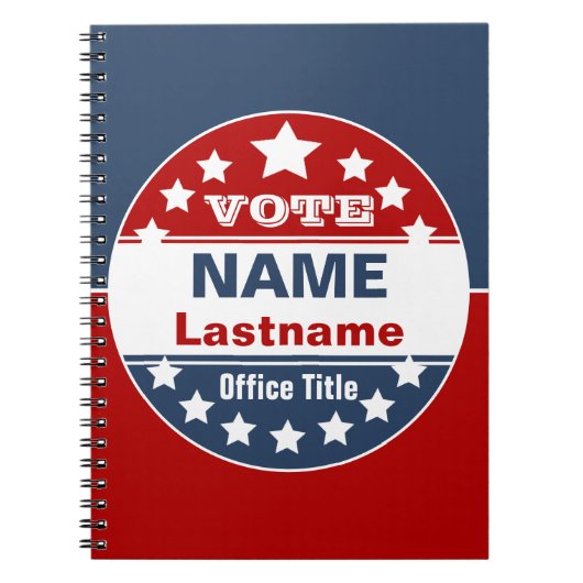 テンプレートカスタムノート ノートブック (正面)