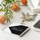 テンプレートカスタム事業会社が独自の会社を作成 キーホルダー (側面)