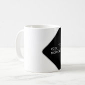 テンプレートカスタム事業会社が独自の会社を作成 コーヒーマグカップ (正面左)