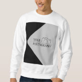 テンプレートカスタム事業会社が独自の会社を作成 スウェットシャツ (正面)