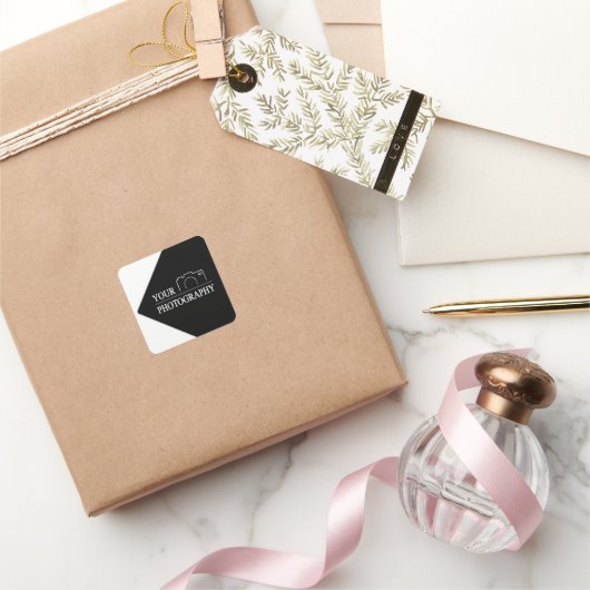 テンプレートカスタム事業会社が独自の会社を作成 スクエアシール (ギフト)