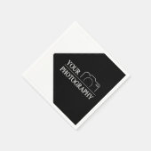 テンプレートカスタム事業会社が独自の会社を作成 スタンダードカクテルナプキン (角)