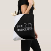 テンプレートカスタム事業会社が独自の会社を作成 トートバッグ (クローズアップ)