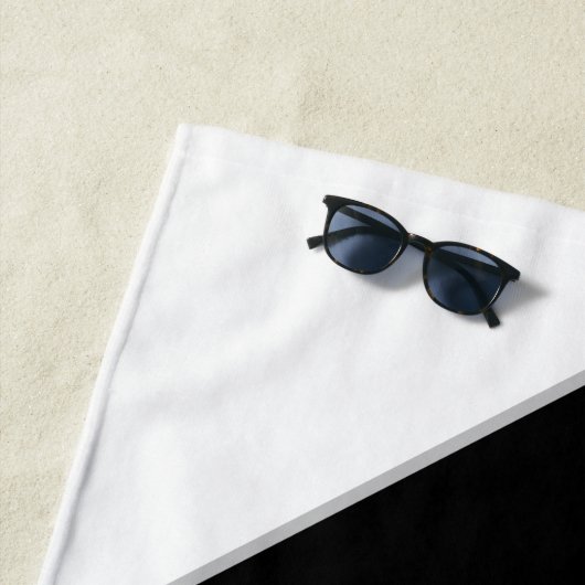 テンプレートカスタム事業会社が独自の会社を作成 ビーチタオル (インサイチュ)