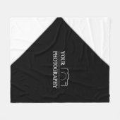 テンプレートカスタム事業会社が独自の会社を作成 フリースブランケット (正面(横))