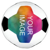 テンプレートカスタム事業会社ロゴ画像文字 サッカーボール (回転)