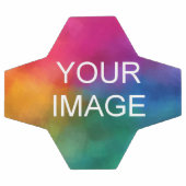 テンプレートカスタム事業会社ロゴ画像文字 サッカーボール (フラット)