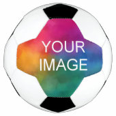 テンプレートカスタム事業会社ロゴ画像文字 サッカーボール (正面)