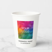 テンプレートカスタム会社スモールビジネスロゴ 紙コップ (正面)