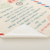 テンプレートカスタム文字シェルパブランケット – 愛するYou シェルパブランケット (3/4)