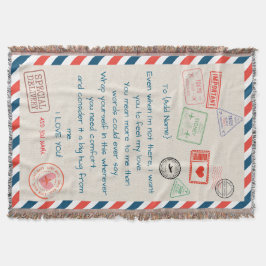 テンプレートカスタム文字シェルパブランケット – 愛するYou スローブランケット