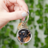 テンプレートキーチェーン写真と名前 キーホルダー (手)