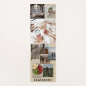 テンプレートコラージュ名前をカスタムするかわいい ヨガマット (正面)