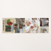 テンプレートコラージュ名前をカスタムするかわいい ヨガマット (正面(横))