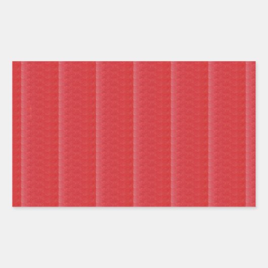 テンプレートザクロ果実カラーDIY +文字画像 長方形シール (正面)