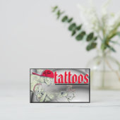 テンプレートスケッチ刺青 名刺 (スタンド正面)