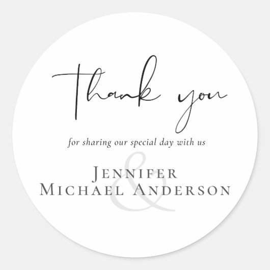 テンプレートステッカーエレガントラカスタムベルを作成する ラウンドシール (正面)