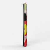 テンプレートトレンディーモダン抽象芸術ピンクレッドイエロー Case-Mate iPhoneケース (裏面/右)