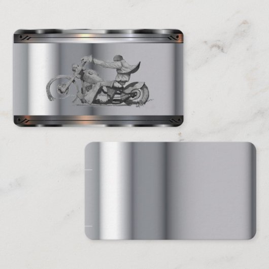 テンプレートバイク 名刺 (正面/裏面)