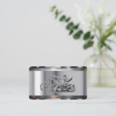 テンプレートバイク 名刺 (スタンド正面)