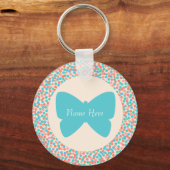 テンプレートバタフライドットキーチェーン – 369アンティーク キーホルダー (正面)