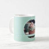 テンプレートフォトメッセージKeepsake Olums Aqua C112 コーヒーマグカップ (正面左)
