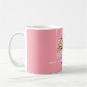 テンプレートフォトメッセージKeepsake Twins Pink C51 コーヒーマグカップ (左)