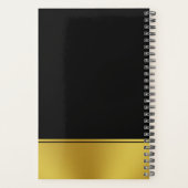 テンプレートブラックとフェイク金ゴールドロゴはこちら2025 プランナー手帳 (裏面)