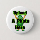 テンプレートプロダクトにあなたの写真をアップロードして下さい 缶バッジ (正面)