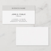テンプレートプロフェッショナルエレガントミニマルモダンリスト 名刺 (正面/裏面)