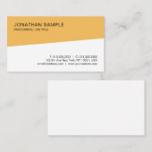 テンプレートプロフェッショナルエレガント制モダン御者 名刺 (正面/裏面)