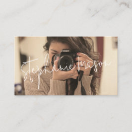 テンプレートミニマルカスタムスクリプトPhotogrphy 名刺