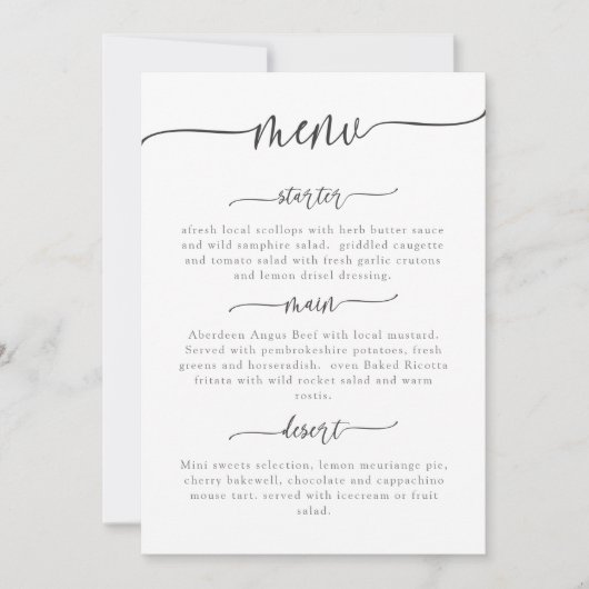 テンプレートメニュー9, 招待状 (正面)