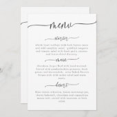 テンプレートメニュー9, 招待状 (正面/裏面)