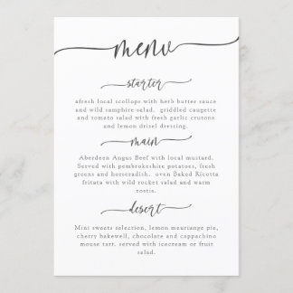 テンプレートメニュー9, 招待状