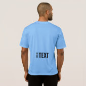 テンプレートメンズスポーツ – テックアクティブウェアバックプリント Tシャツ (裏面フル)