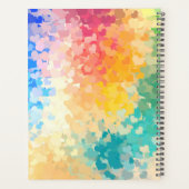 テンプレートモダンエレガントカラフル手書き プランナー手帳 (裏面)