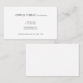 テンプレートモダンエレガントトレンディーシンプル 名刺 (正面/裏面)