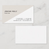 テンプレートモダンシンプルエレガントプロフェッショナル 名刺 (正面/裏面)