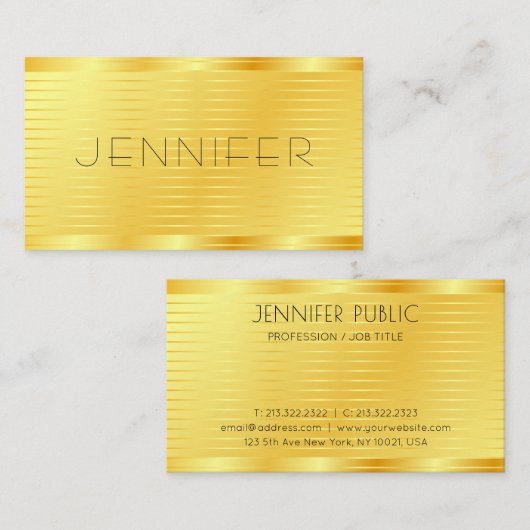 テンプレートモダンプロフェッショナルエレガント名刺 名刺 (正面/裏面)