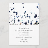 テンプレートユニーク写真幼稚園卒業カード 案内状 (裏面)