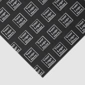 テンプレートロゴはこちら黒 薄葉紙 (詳細)